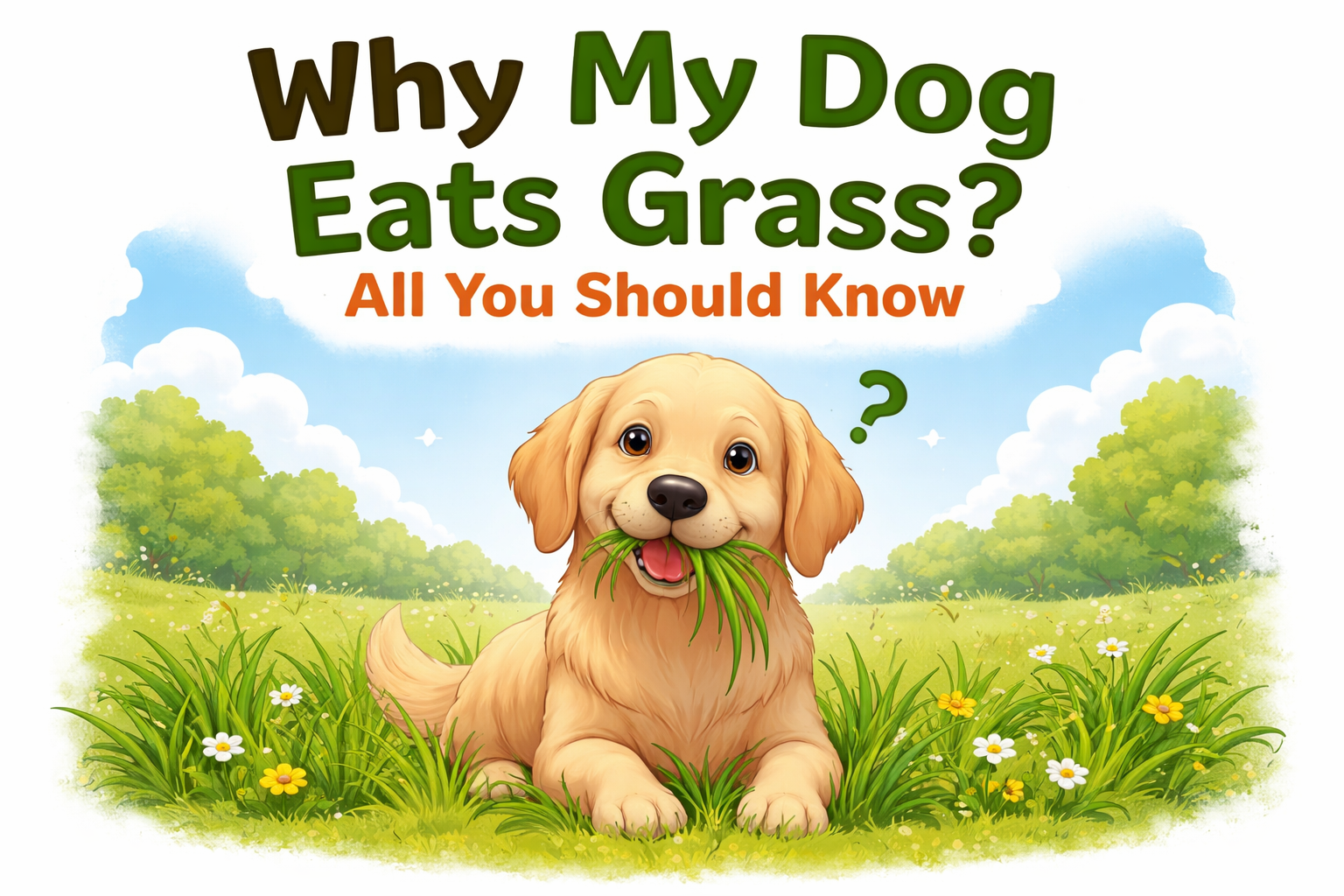Why My Dog eats Grass