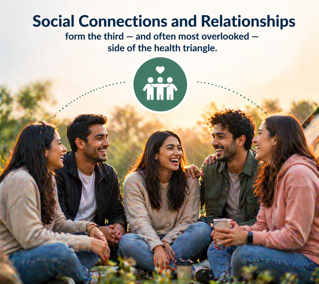 Health Triangle Physical, Mental and Social Wellness