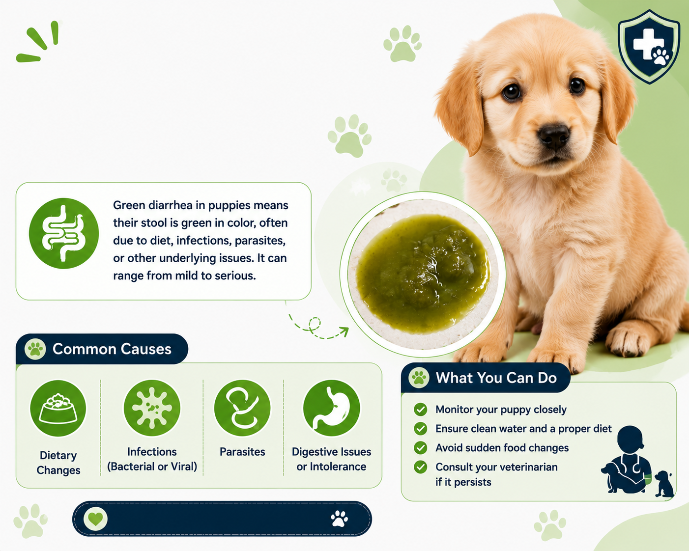 Dog Has Green Diarrhea But Acts Fine