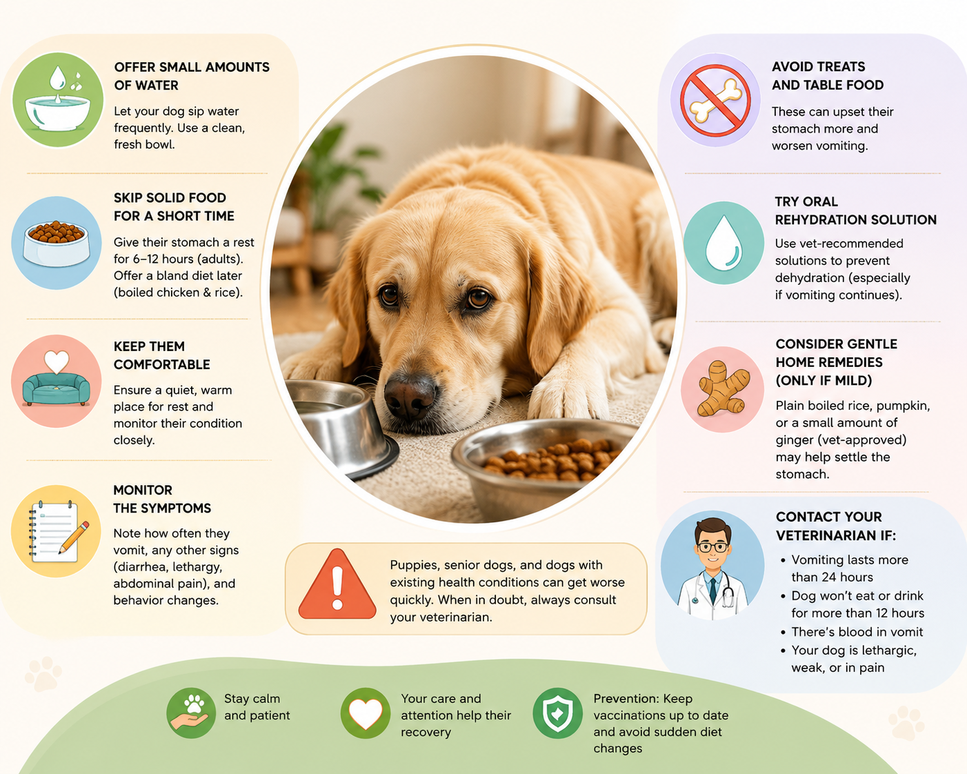 Dog Not Eating or Drinking and Throwing Up