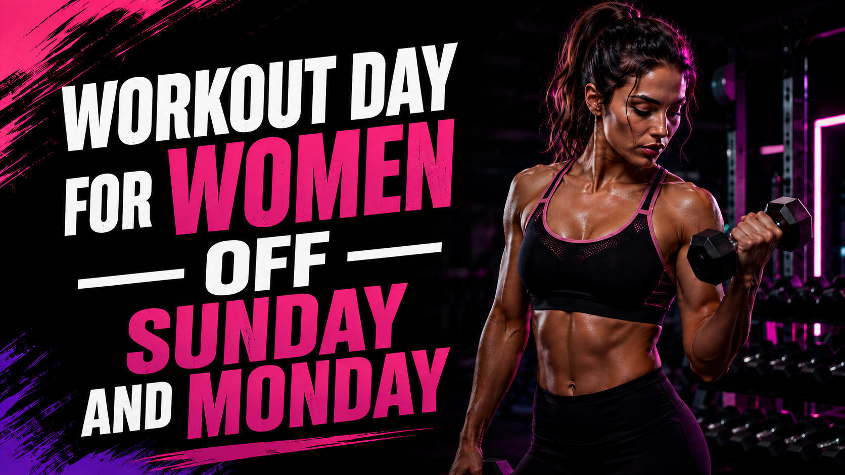 Workout Day for Women Off Sunday and Monday