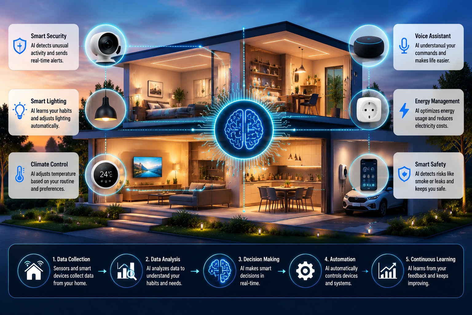 AI in Homes: The Future of Smart and Intelligent Living